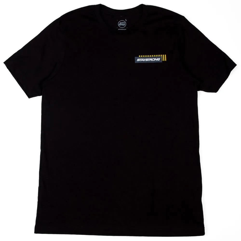 Odor Resistant Treatment Stay Strong Block T-Shirt - Black
