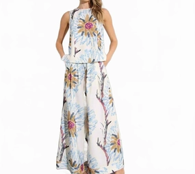 Cruise Pants Set In Sunflower Multi DoubleStitched Hems Tear Resistant Material