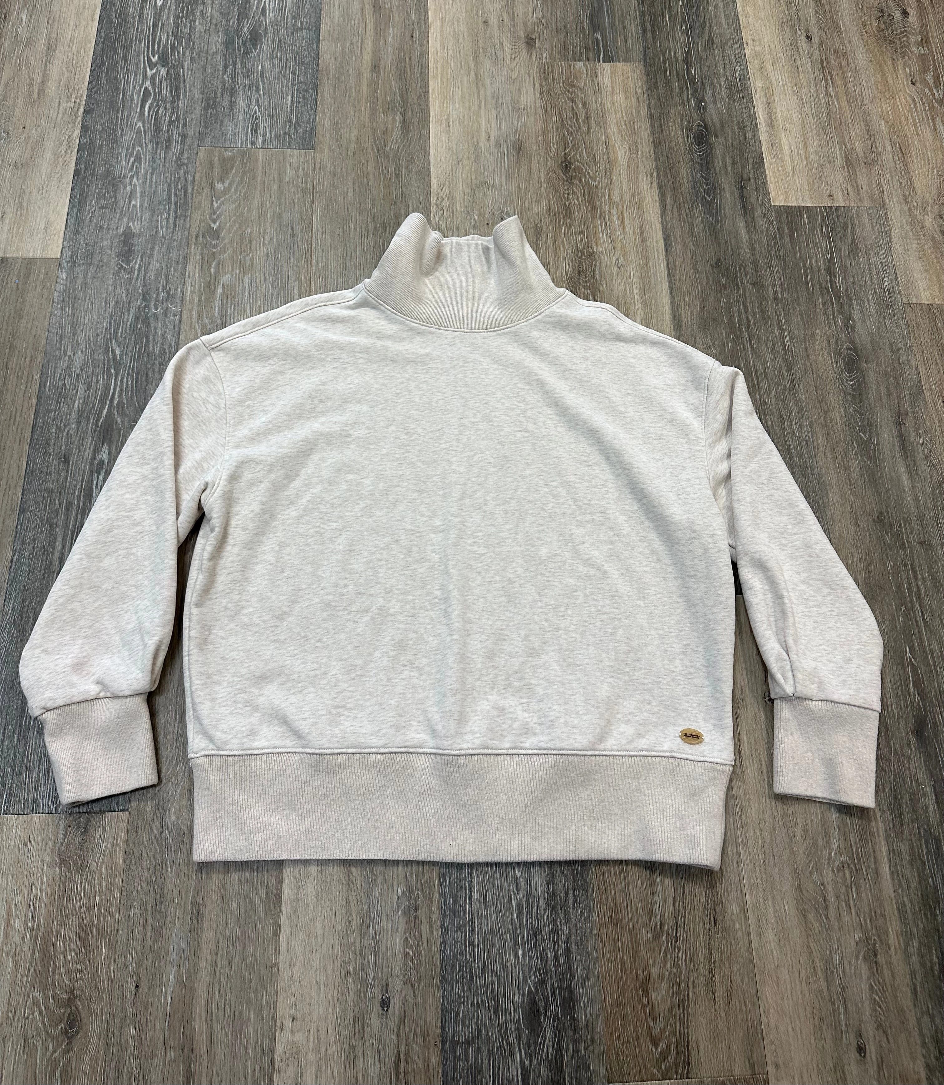 EcoCertified Ultraviolet Protection Finish Sweatshirt Collar By Scotch & Soda In Tan, Size: L