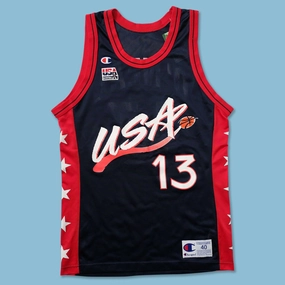 Vintage Champion USA Jersey Small Non Chafing Stitch System Ergonomic Articulated Fit