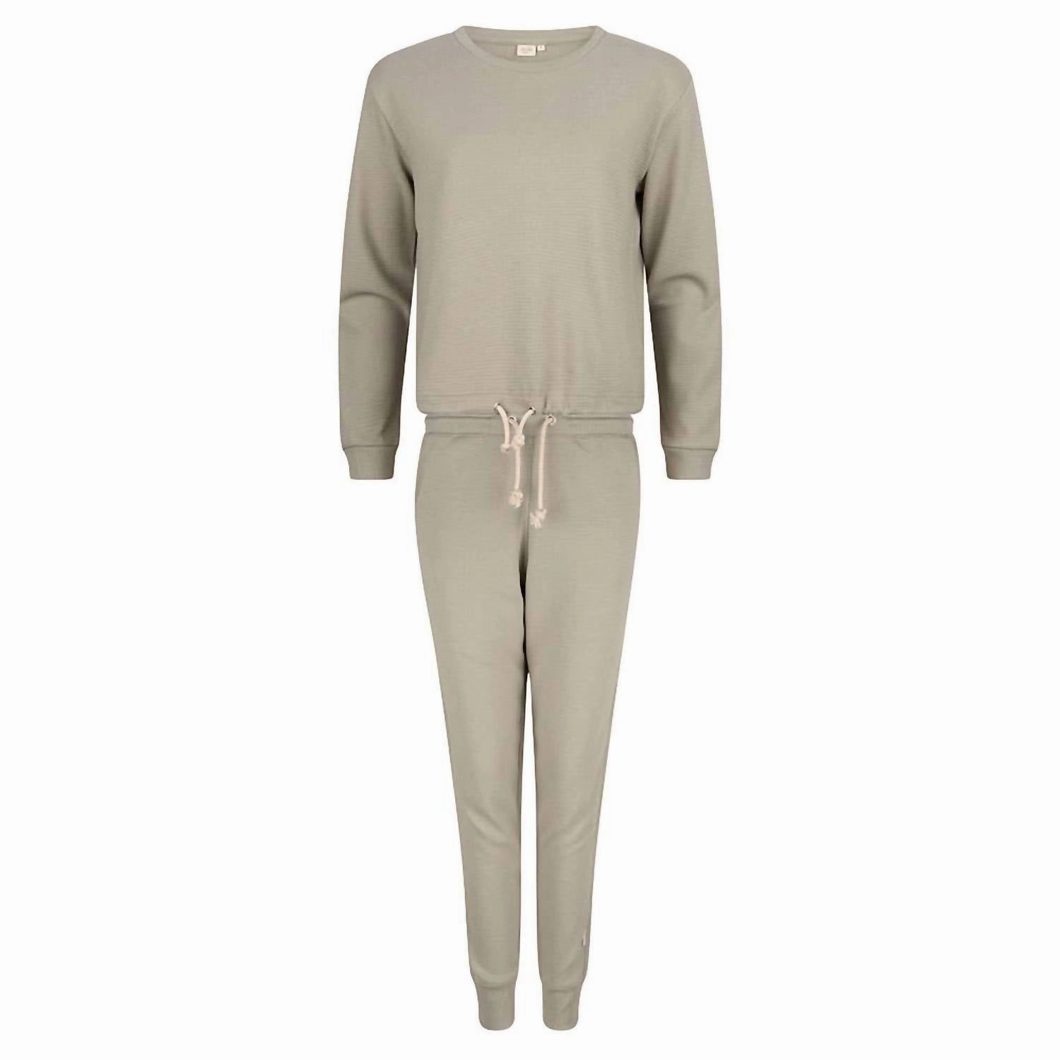 Organic Cotton Pajamas In Abbey Stone Organic Cotton Soft touch finish