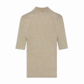 Thermal Regulation System Crew-neck sweater in Merino wool Lightweight Thermal DurableReinforcement