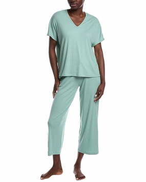 N Natori 2pc Soothe Pajama Set StainResistant Coating Two Way Stretch