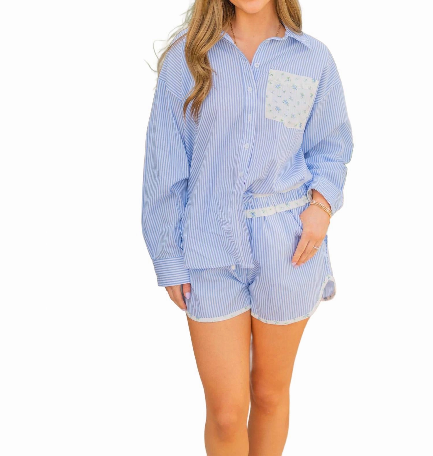 QuickDry Technology Willow Set In Blue