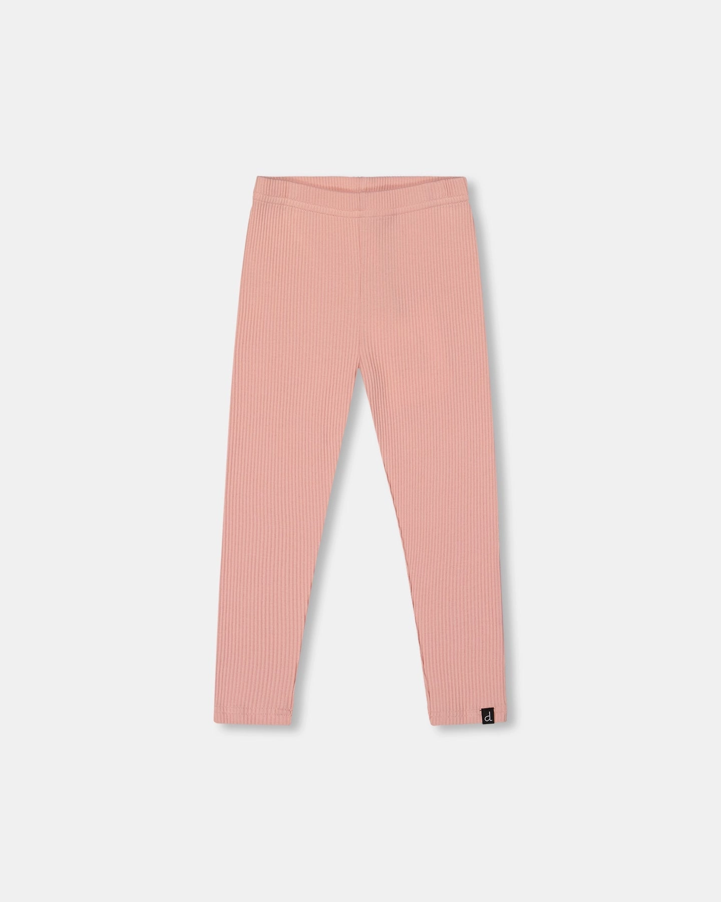 Outfit Staple ReinforcedKnees Ribbed Leggings Pink