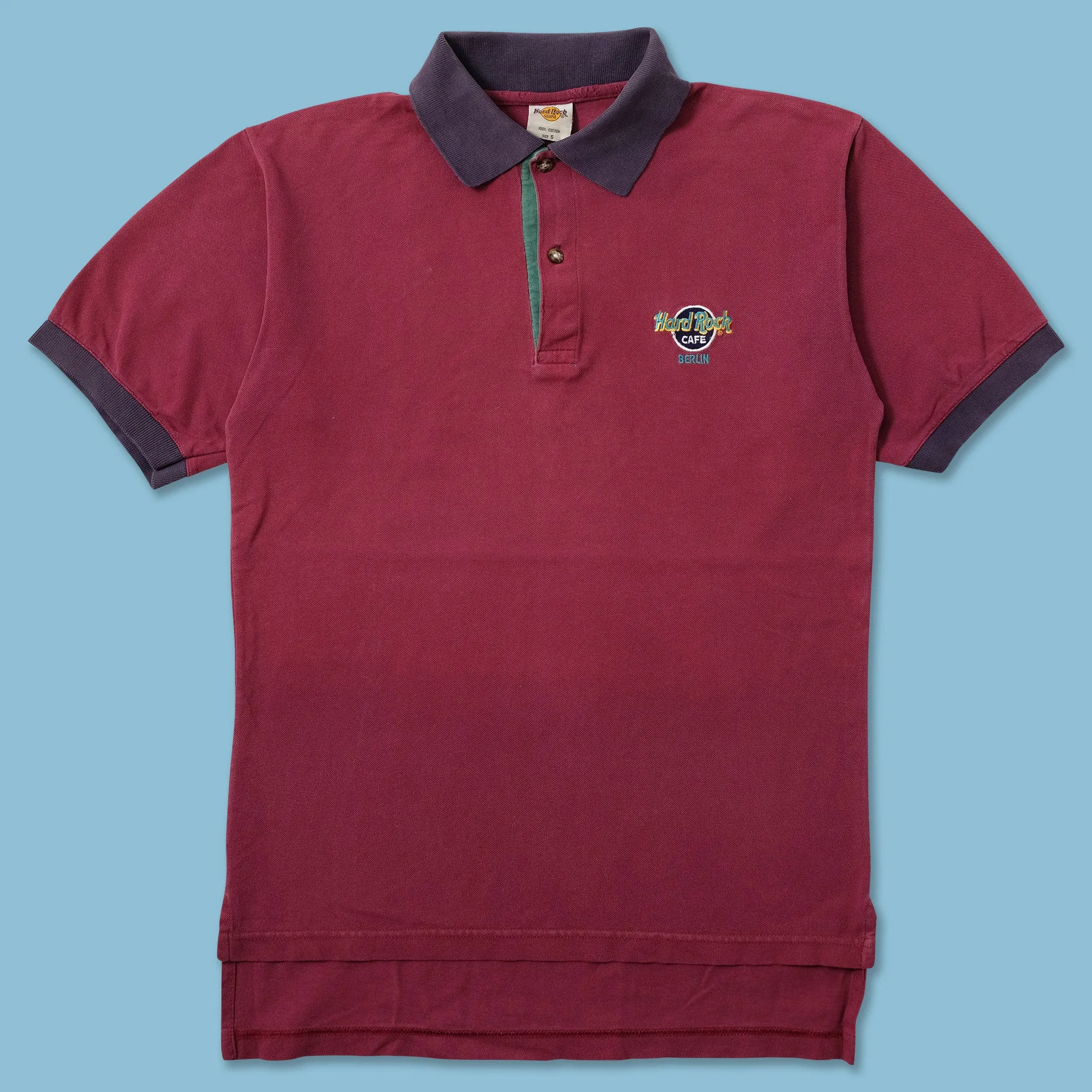 Advanced Moisture Management Vintage Hard Rock Cafe Berlin Polo Small