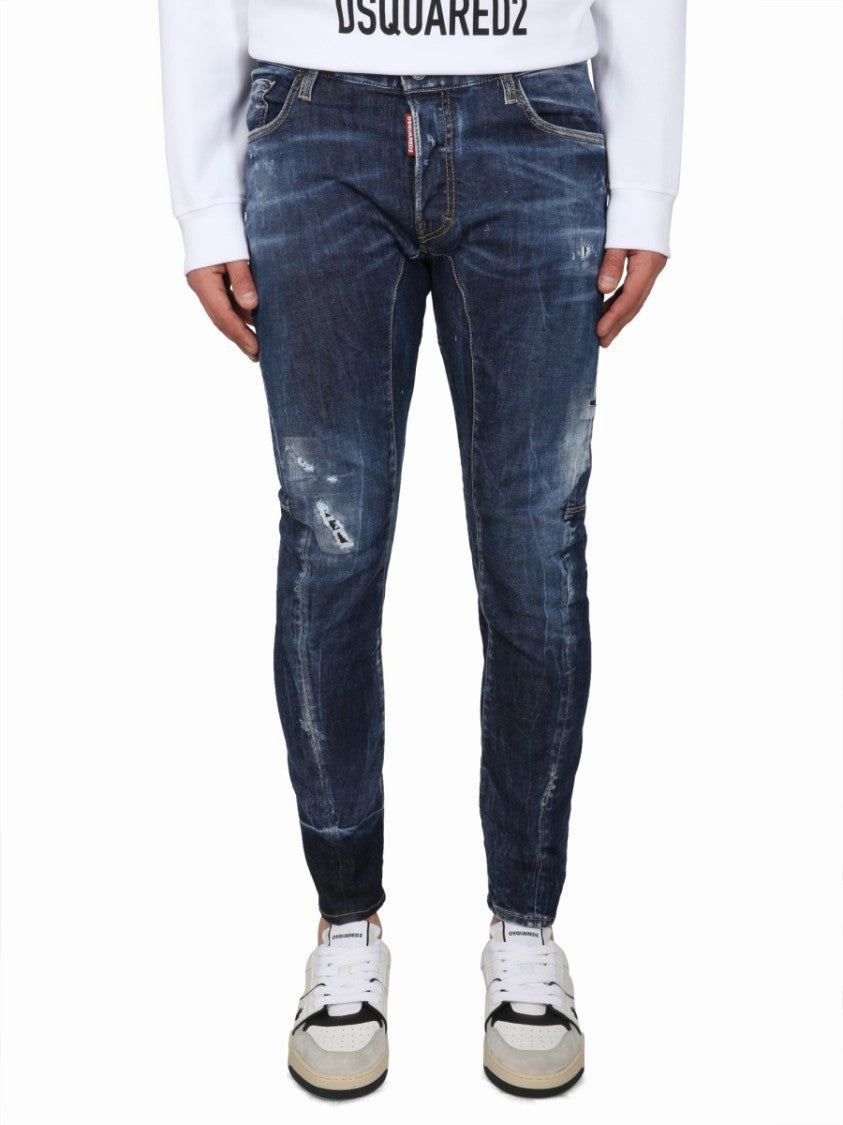 Tidy Biker Fit Jeans Classic Five Pocket Stretch Holiday Vibes Streetwear Fan