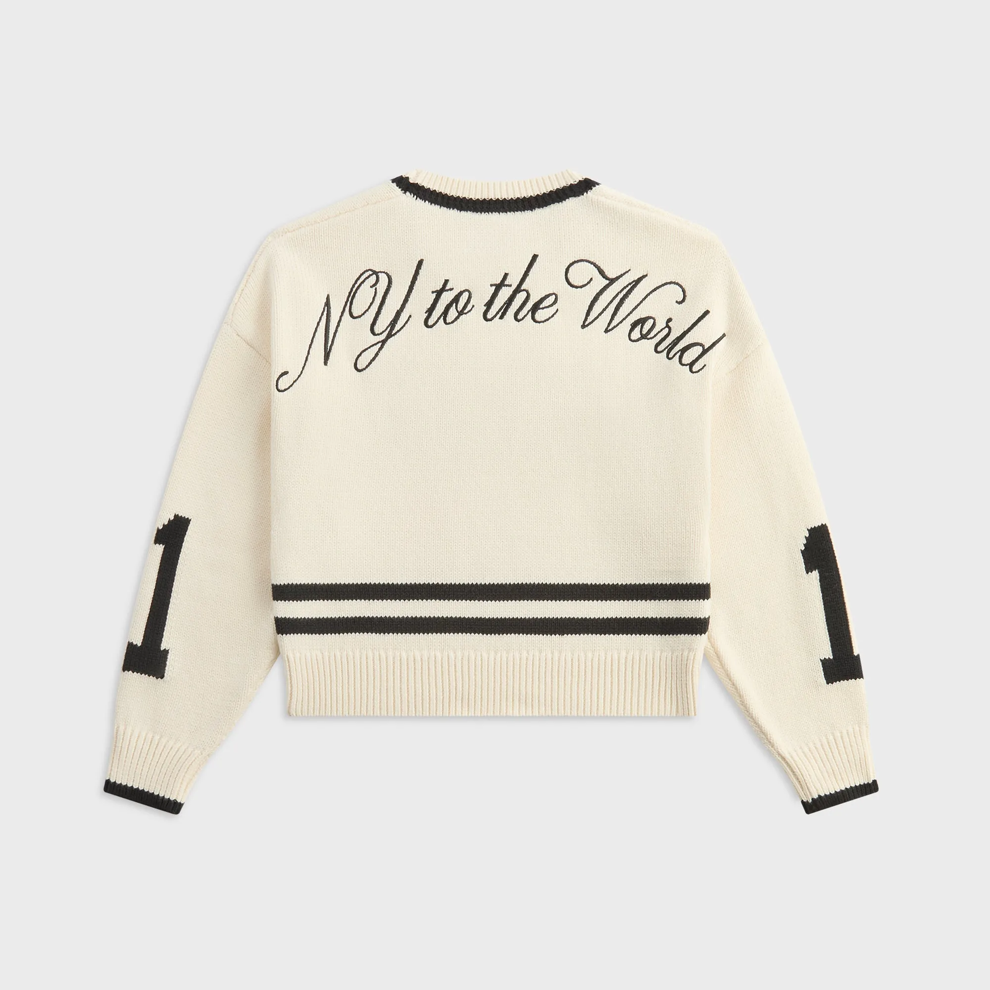 Kith Kids Varsity Crewneck Sweater - Sandrift product weekday wear practicality