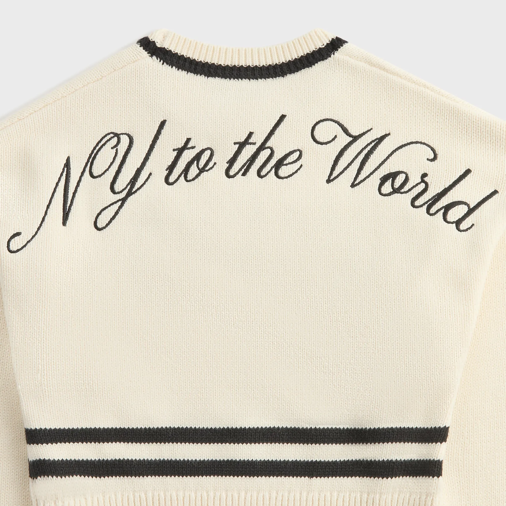Kith Kids Varsity Crewneck Sweater - Sandrift Running Gear