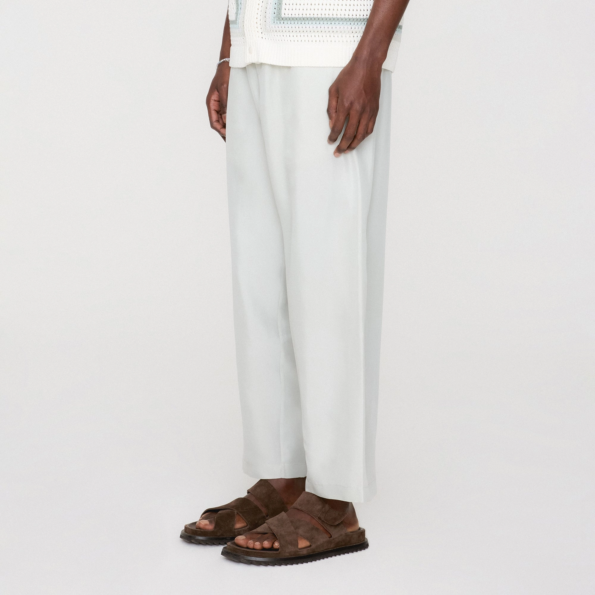 &Kin Silk Habotai Grayson Pant - Palais Heat Dissipating