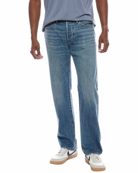 Elegant Formal Simple Layers TODD SNYDER Classic Worn Wash Straight Fit Jean