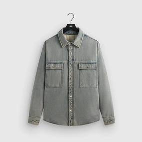 Fashion Event Basic Fit Kith Denim Apollo Shirt Jacket - Cameron Wash