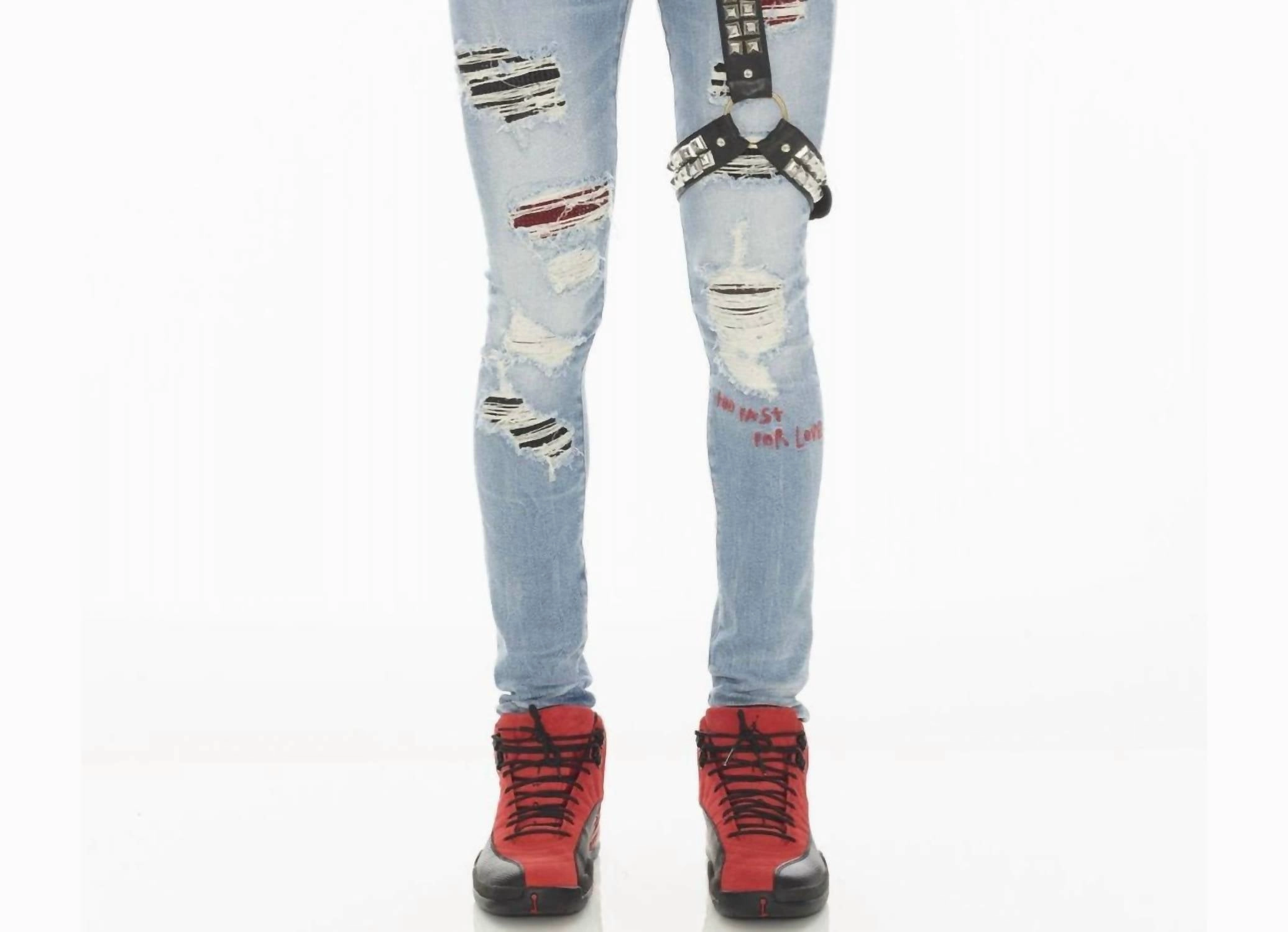 Autumn Days Family Style Eco Friendly Men's Motley 220 Super Skinny Denim In Crue