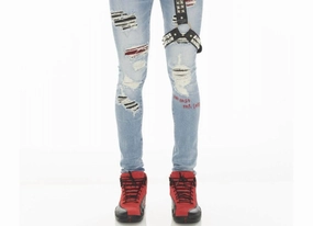 Autumn Days Family Style Eco Friendly Men's Motley 220 Super Skinny Denim In Crue