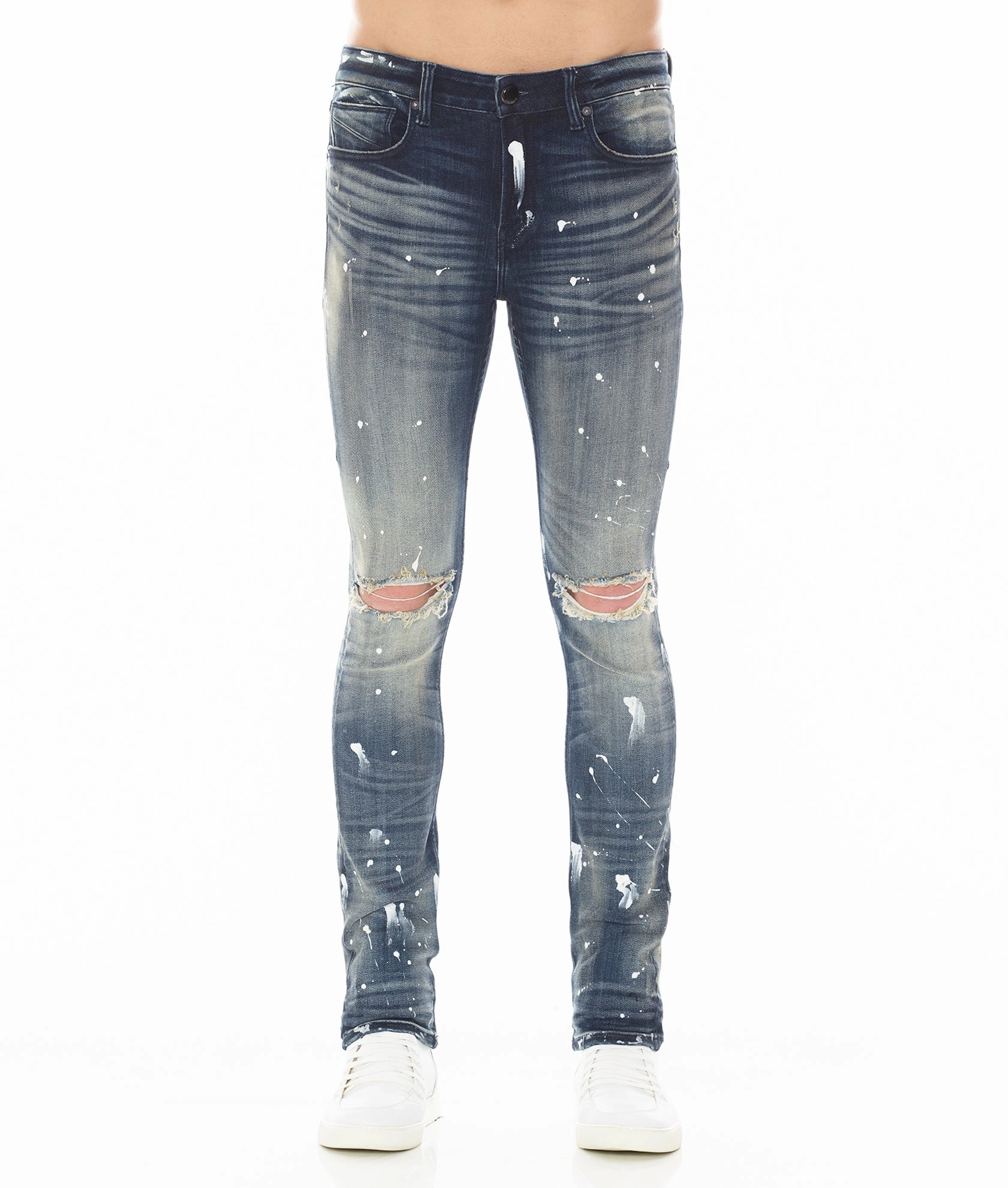 Clean Fit Neutral Outfit Piece Strat Super Skinny Fit Jean In Guac
