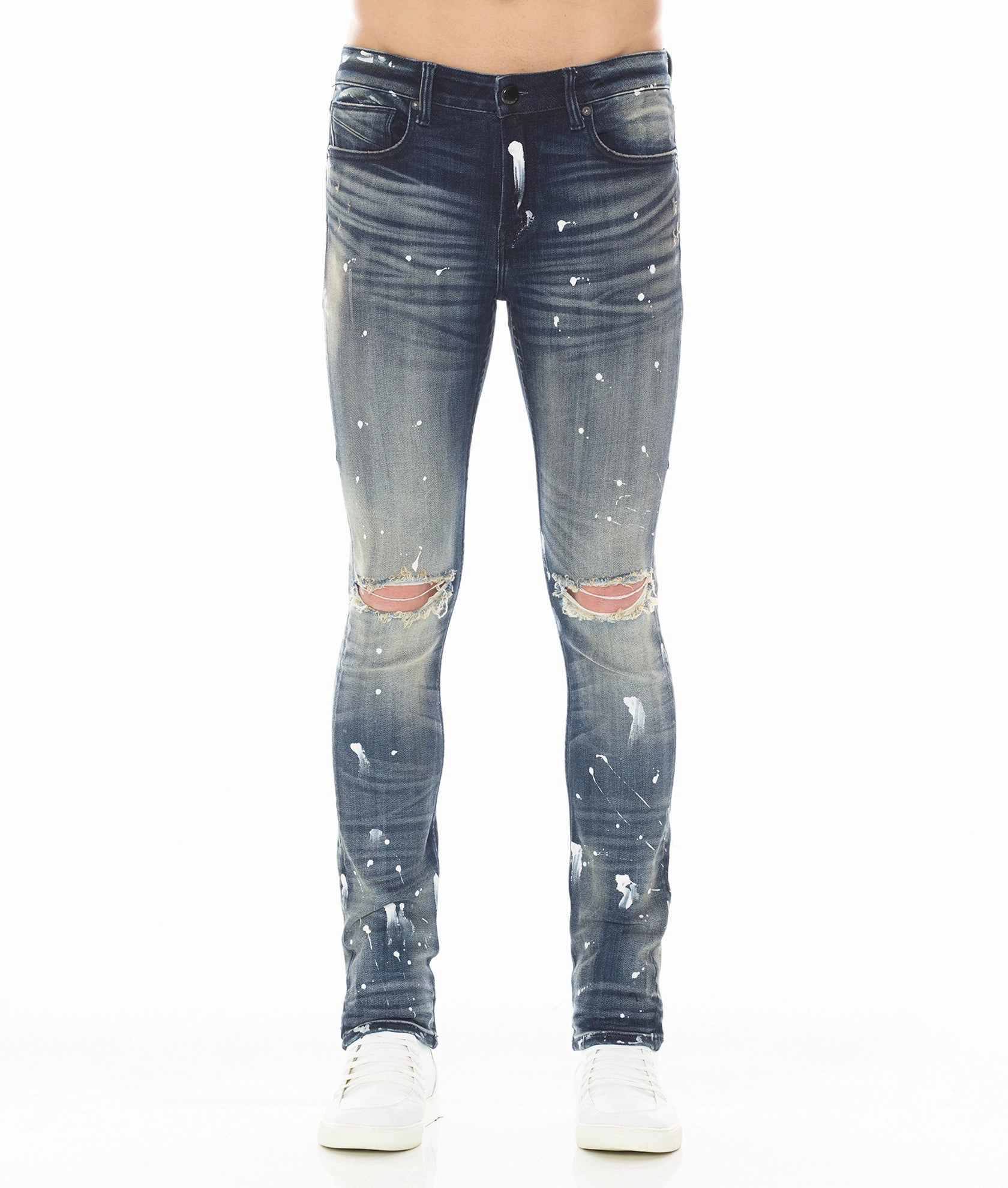 Neutral Fit Piece Strat Super Skinny Fit Jean In Guac