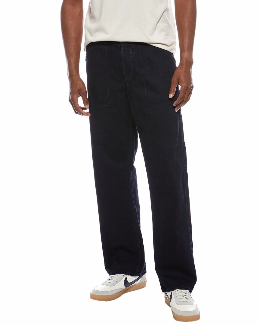 TODD SNYDER Carpenter Indigo Rinse Relaxed Fit Jean Comfy Touch Casual Classic