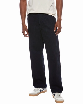 TODD SNYDER Carpenter Indigo Rinse Relaxed Fit Jean Travel Essential
