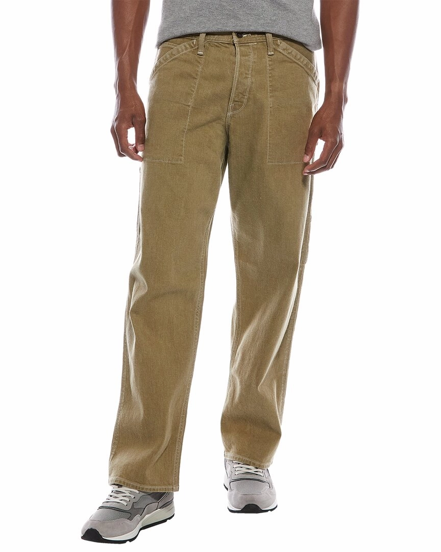 Simple clothing TODD SNYDER Carpenter Yellow Relaxed Fit Jean
