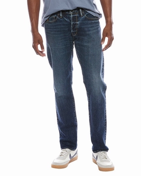TODD SNYDER Classic Blue Wash Straight Fit Jean Stretch Unisex Wear Classic Wear Total Fit