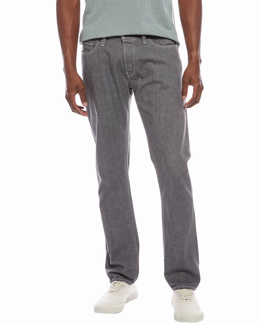 Shopping Day Vibrant Office Wear On The Go TODD SNYDER Lightweight Pewter Slim Fit Jean