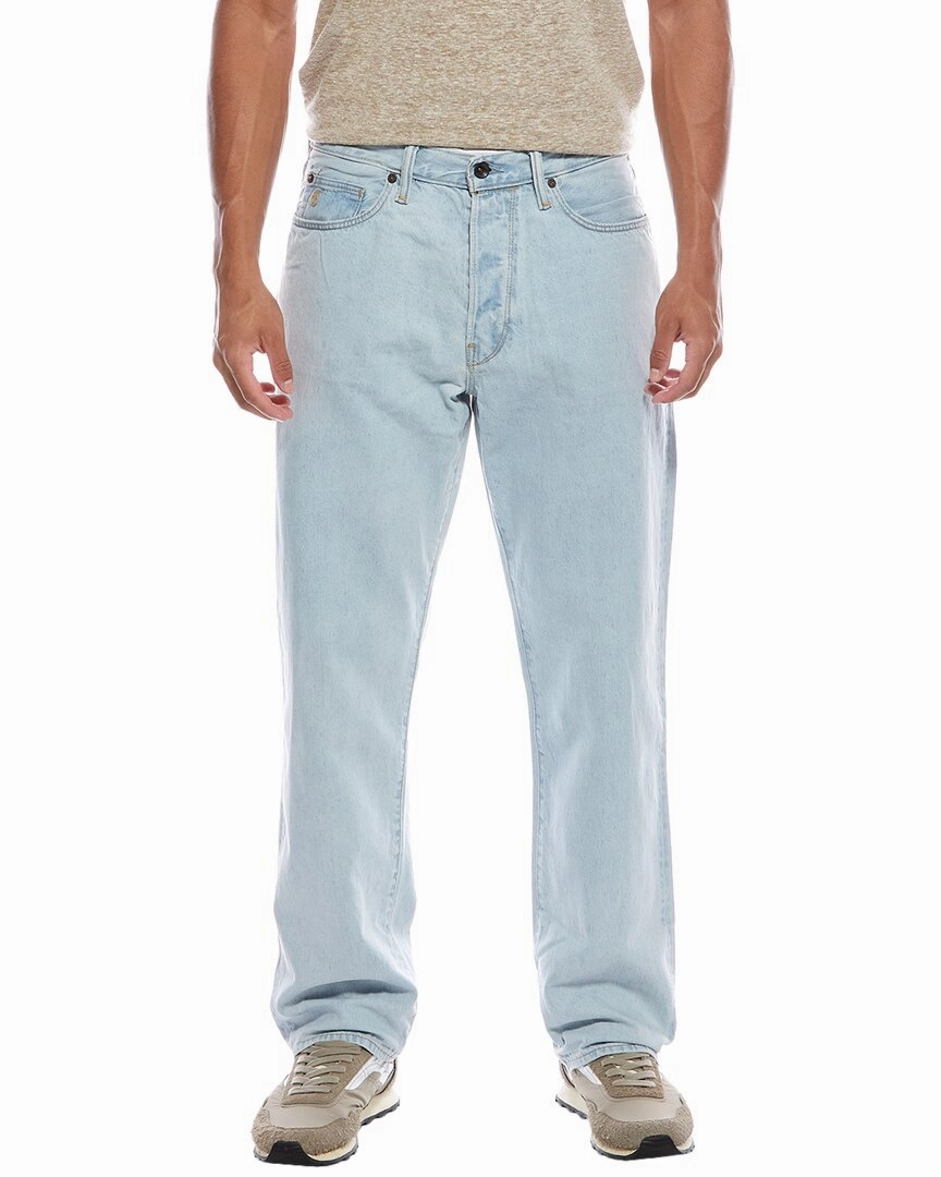 Todd Snyder Relaxed Fit Raw Selvedge Sun Faded Jean Laser Cut Edges