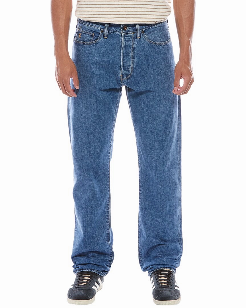 Todd Snyder Selvedge Blue Dad Wash Classic Fit Jean Eco Friendly Dye Process