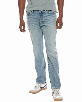 Smooth Lightweight TODD SNYDER Stretch Faded Indigo Wash Slim Fit Jean