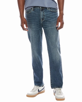 Weekend Style Rainy Day TODD SNYDER Stretch Medium Indigo Wash Straight Fit Jean