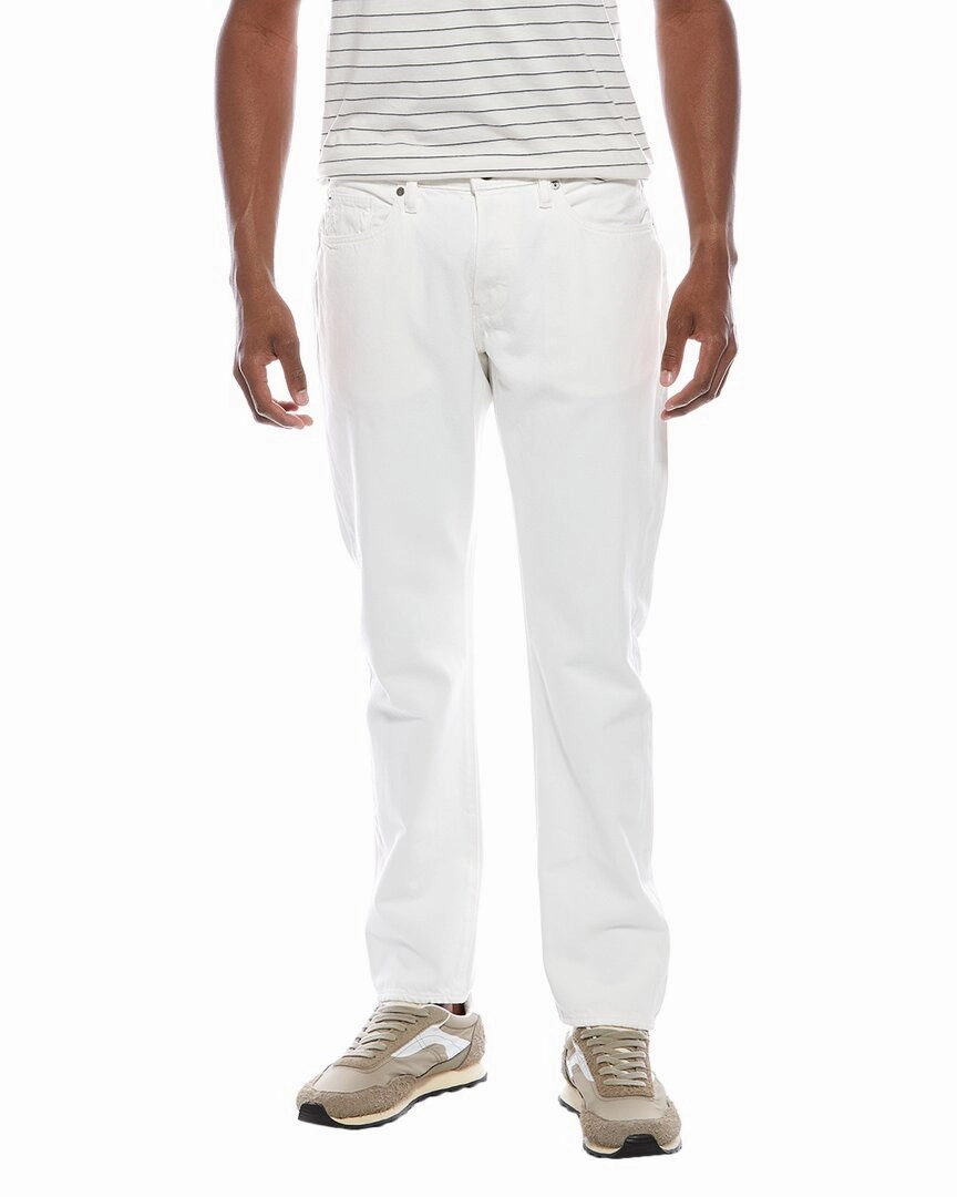 TODD SNYDER White Wash Slim Fit Jean Street Essential Flat Lock Stitching