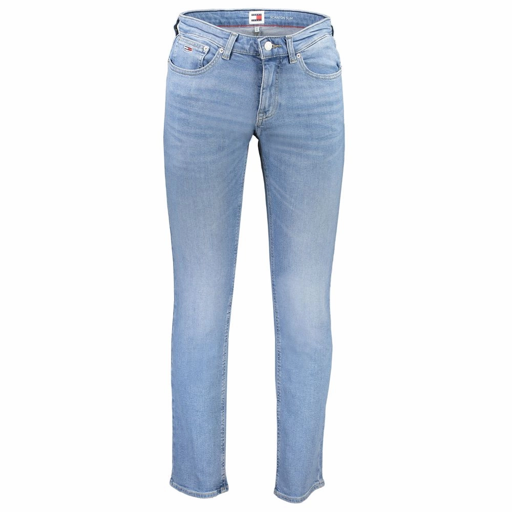 Tommy Hilfiger blue Cotton Jeans & Men's Pant Relaxed Mood Moisture Wicking Technology