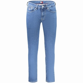 Tommy Hilfiger Cotton Men Slim Tape Men's Jean Distressed Detailing