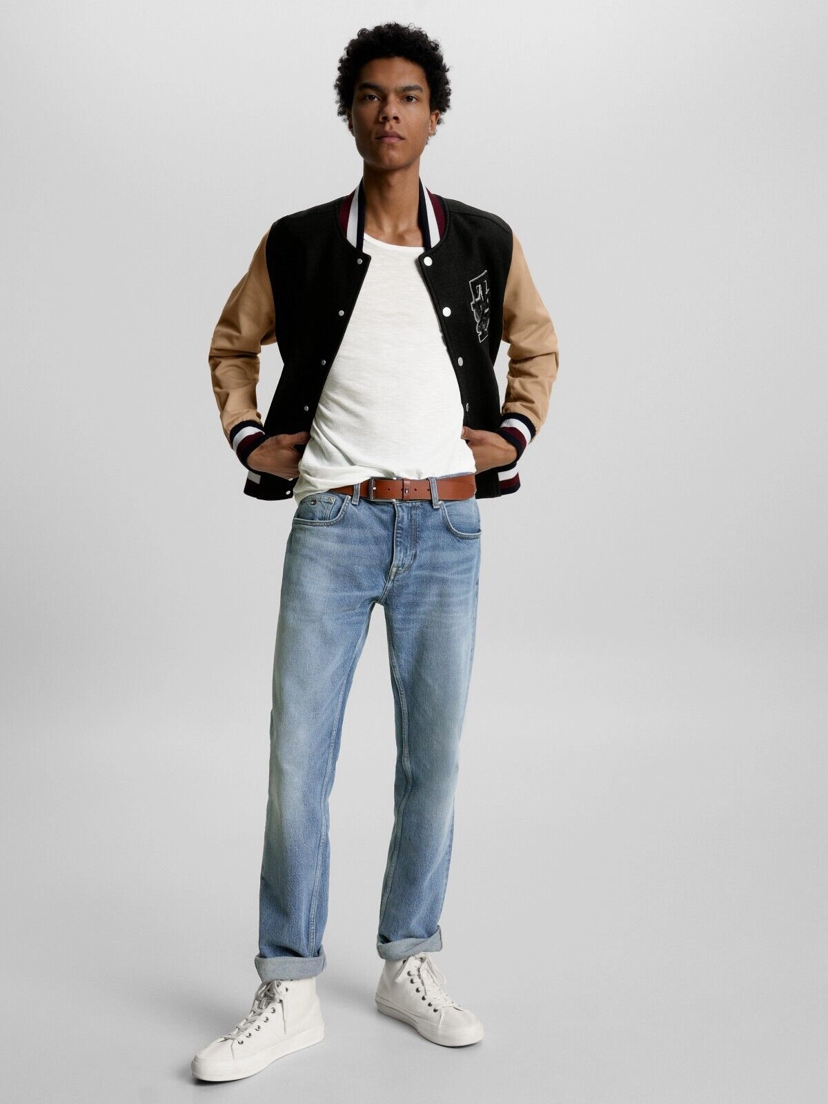 Daytime Look Tommy Hilfiger MW31194 Jeans Men Blue Denim Cotton Straight-Leg 5-Pocket MCWW198