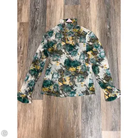 ZipperedPockets AdvancedAirflowChannels Top Long Sleeve By &Merci In Floral Print, Size: L