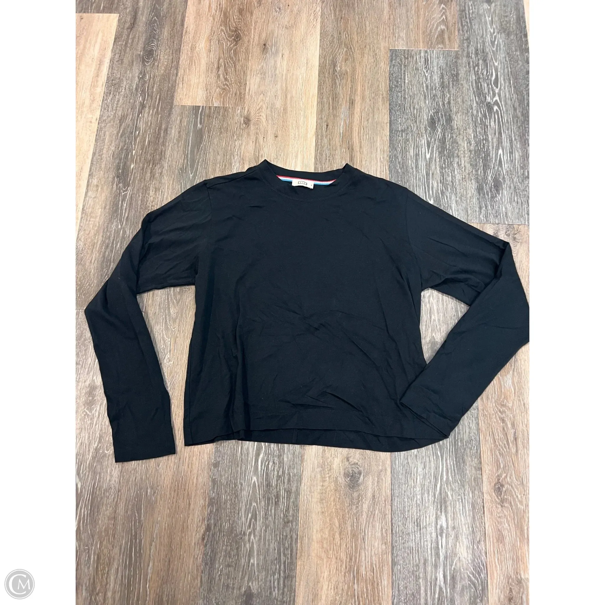 Top Long Sleeve By AYR In Black, Size: M Stretch Material Odor Resistant Treatment