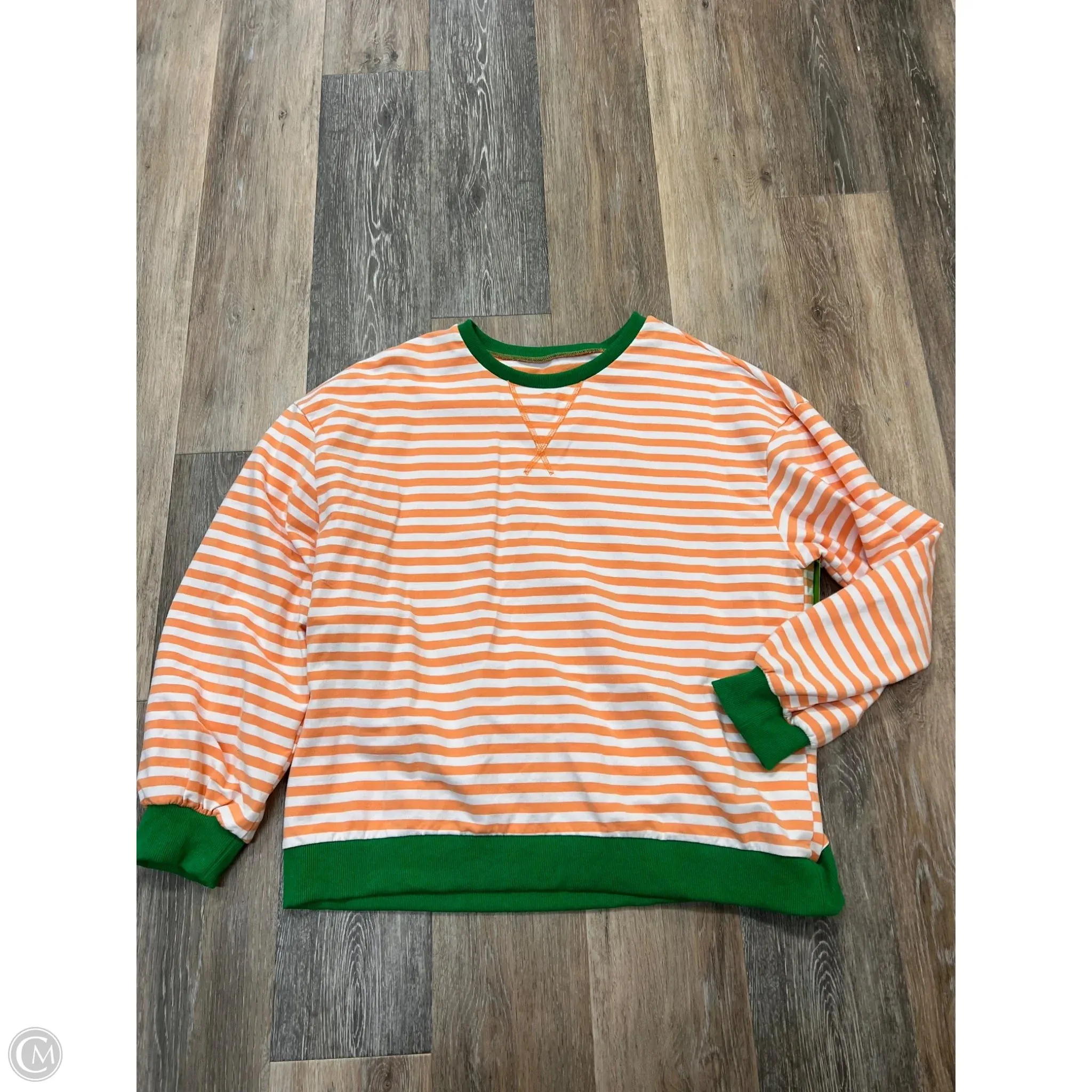 Top Long Sleeve By Clothes Mentor In Striped Pattern, Size: L NonIrritatingEdges