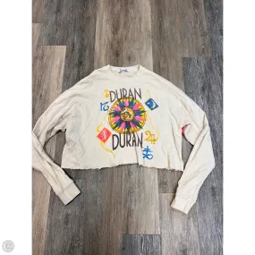 Top Long Sleeve By Daydreamer In Tan, Size: M Tapered Cut AntiPill Surface