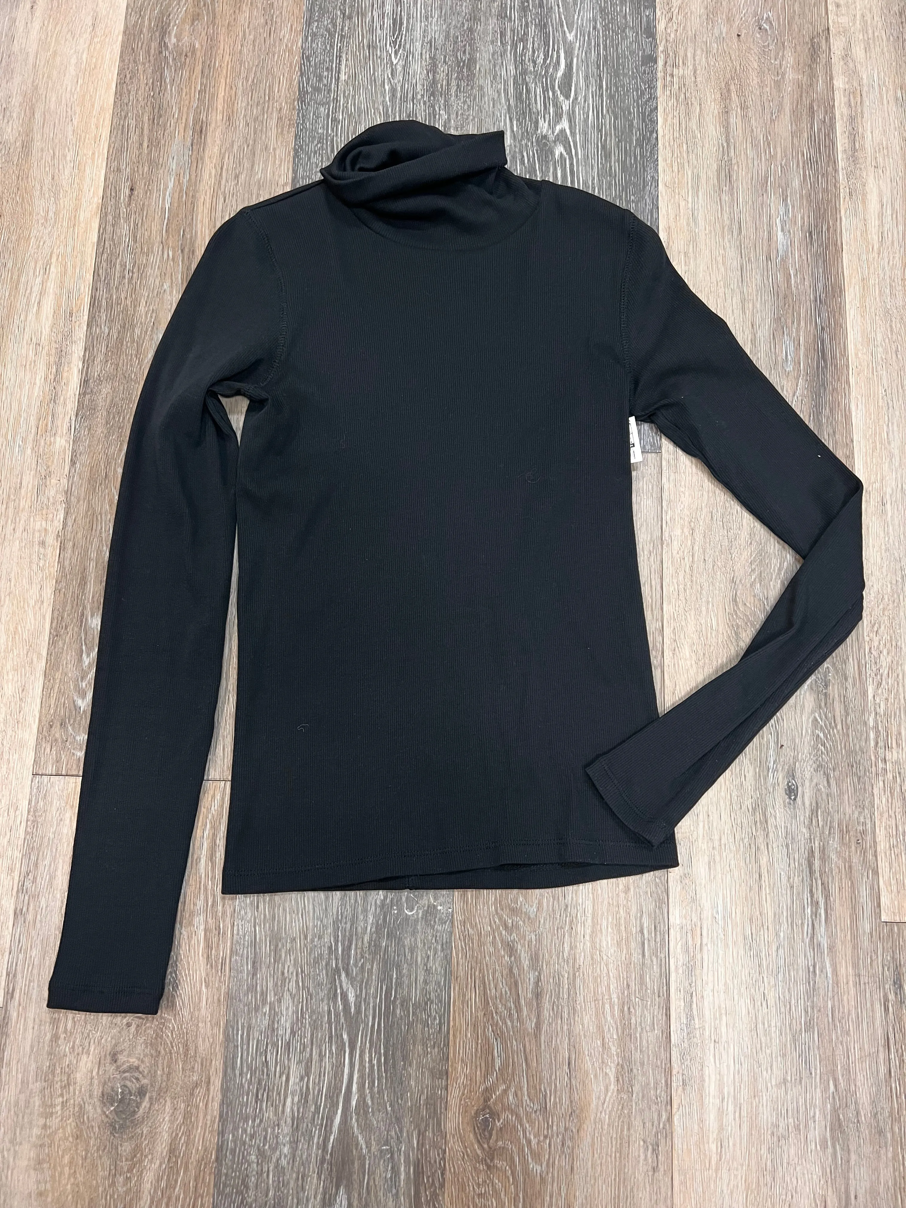 Top Long Sleeve By Everlane In Black, Size: Xs LightweightMaterial