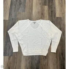 DoubleLayeredShoulders Breathable Construction Top Long Sleeve By Free People In White, Size: S