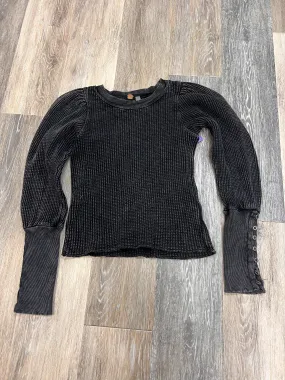 Top Long Sleeve By Free People  Size: Xs Rolled Hem Detailing Stretch Knit Fabric