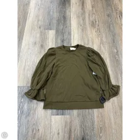 Antibacterial Top Long Sleeve By Nation Ltd In Green, Size: S