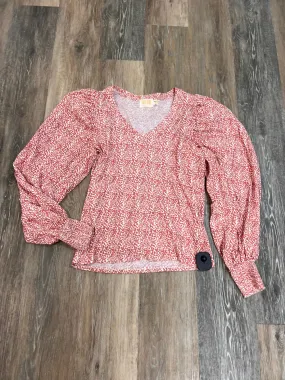 AllDayComfortFit Top Long Sleeve By Nation Ltd In Pink, Size: Xs