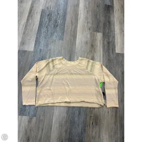 Minimalist Styling Top Long Sleeve By We The Free In Yellow, Size: M
