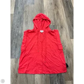 Top Short Sleeve By Evereve In Red, Size: S Glow In The Dark Accent Trim
