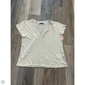 SubtleTexture Top Short Sleeve By IRO In Cream, Size: L