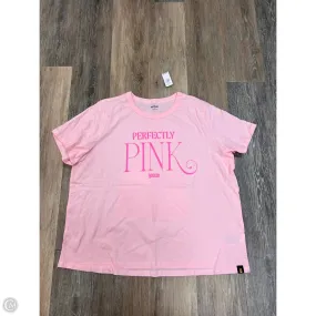 Anti Pilling Technology Top Short Sleeve By Old Navy In Pink, Size: Xl