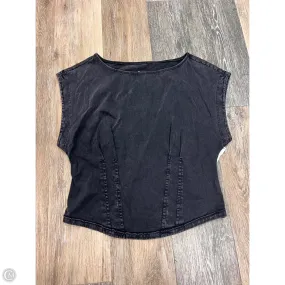 ReinforcedHem Top Short Sleeve By Pilcro In Grey, Size: S