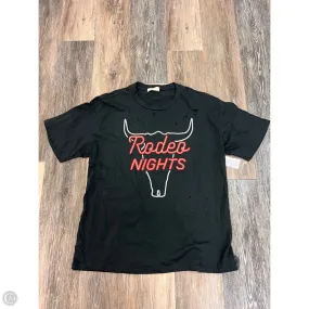 Top Short Sleeve By Refined Canvas In Black, Size: S Anti Pilling