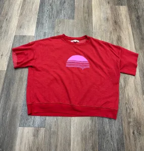 Water resistant coating Top Short Sleeve By Xirena In Red, Size: S
