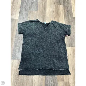 UVProtective Coating Top Short Sleeve By Zenana Outfitters In Black, Size: 1x